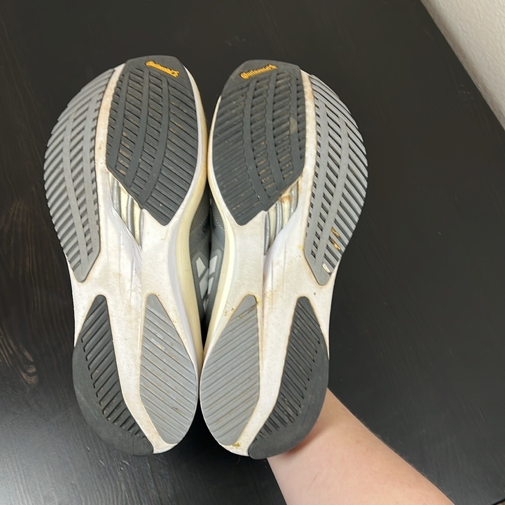 Adidas Womens Adizero Boston 11 Grey - Picture 5 of 7